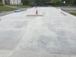 Skateparken på Kapellgärdets lekplats