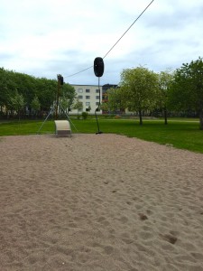 Linbanan på Kapellgärdets lekplats