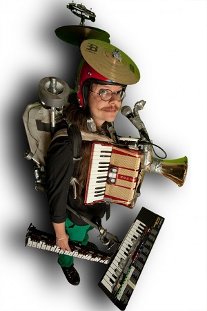 gatushow, Anders Flanderz med instrument