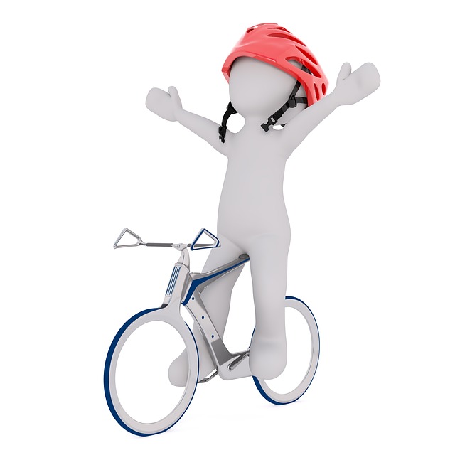 figur på cykel (cykeldag)