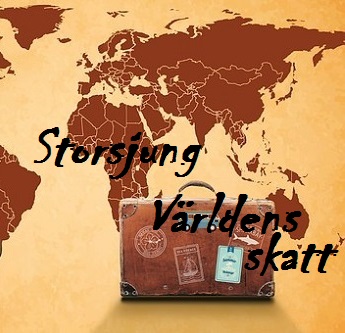 storsjung textat på karta