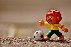 figur som spelar fotboll (sagor)