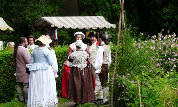 trädgård, 1700-tal