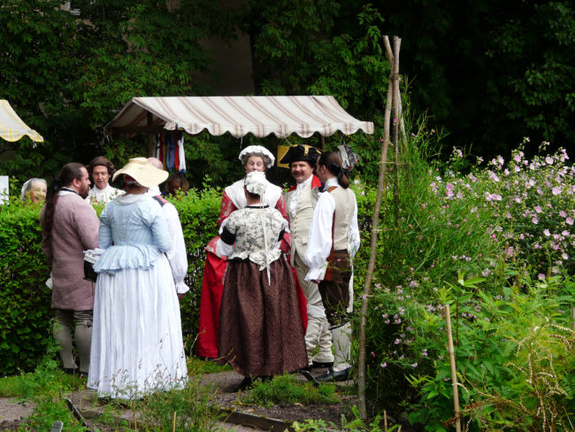 trädgård, 1700-tal