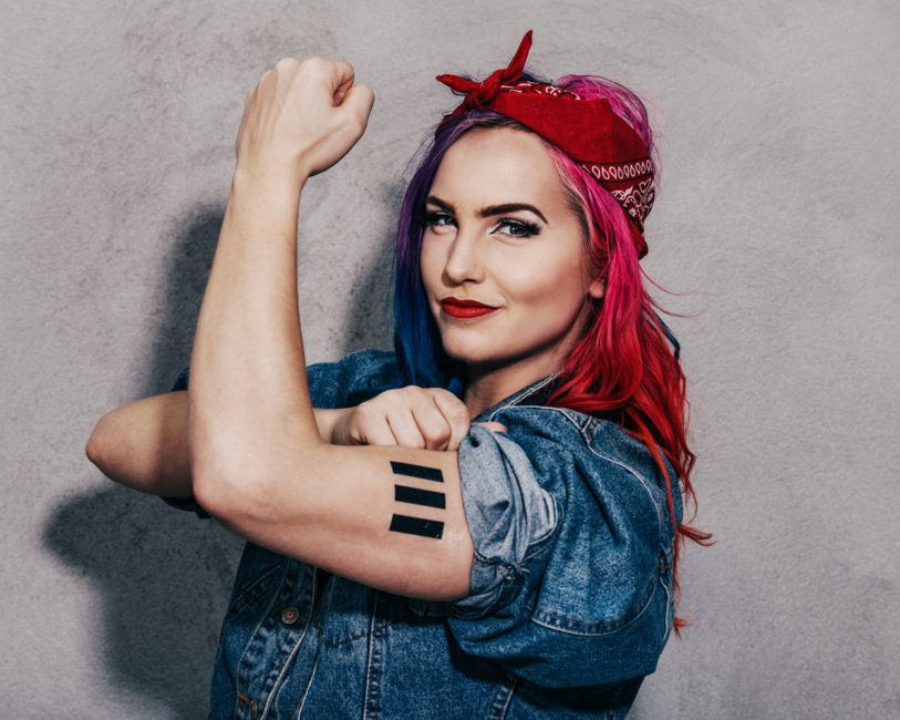 Linnéa Claeson föreläser på Grand (dekorativ porträttbild)