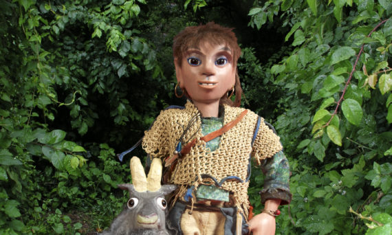 Barnteater - Sagan som rymde ( dekorativ bild från pjäsen)