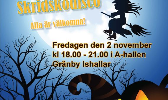 HALLOWEEN skridskodisco med Uppsala Skridskoklubb (dekorativ bild)