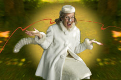 Maja Gräddnos (Bild på Maja från föreställningen)