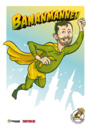 Bananmannen (dekorativ bild)