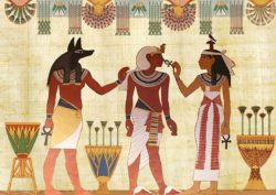 konst Egypten (dekorativ bild)