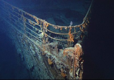 Titanic bild från Titanics vrak)