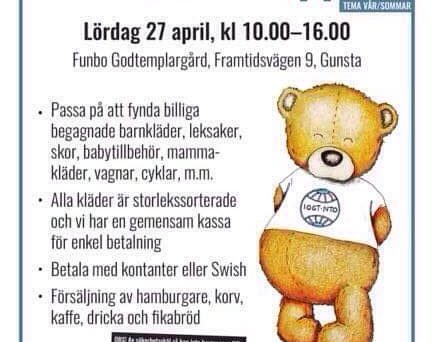 Funbo barnloppis (Informativ bild - all information finns angiven i eventposten)