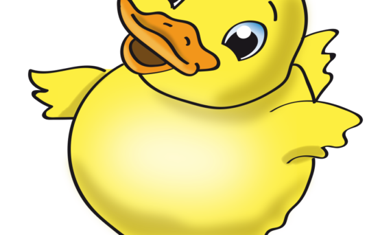 Sommar-simskola (dekorativ bild)