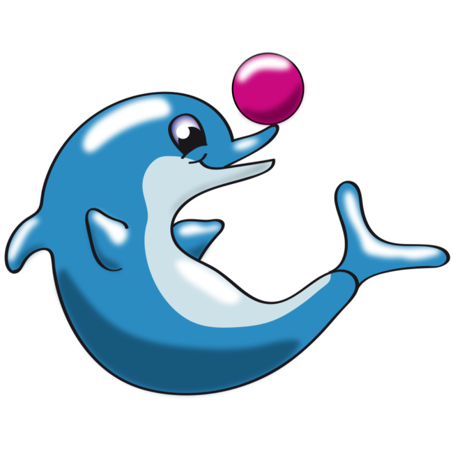 Sommar-simskola (dekorativ bild)