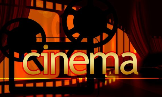 FOCUS filmfestival (dekorativ bild med text "cinema)