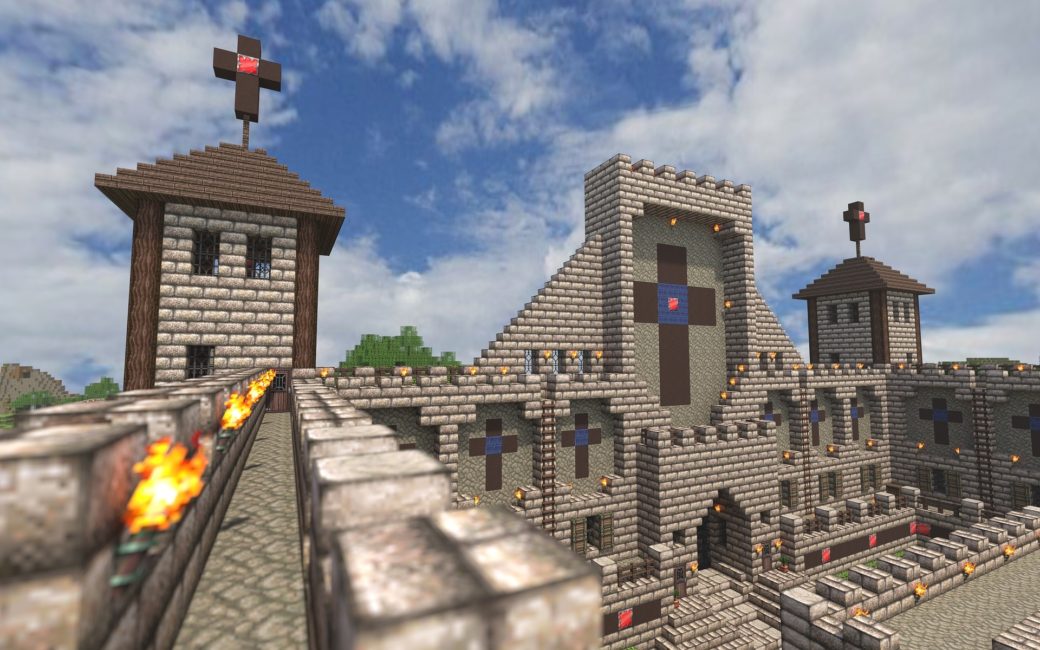dataspel, Minecraftvärld (dekorativ bild)