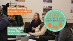 #PlasticFreeJuly (informativ bild, all information framgår i eventposten)