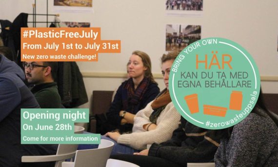 #PlasticFreeJuly (informativ bild, all information framgår i eventposten)