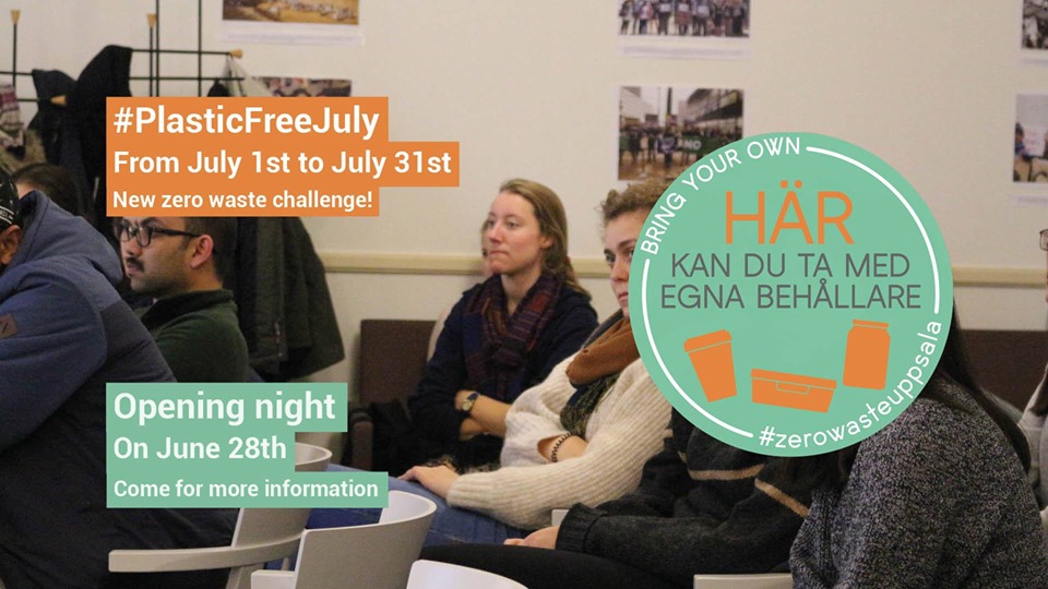 #PlasticFreeJuly (informativ bild, all information framgår i eventposten)