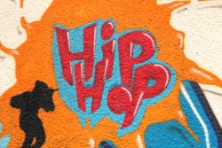 Wik loves Hiphop (dekorativ bild)