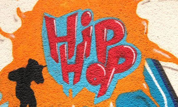Wik loves Hiphop (dekorativ bild)