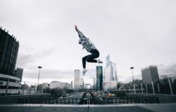 Parkour i Gränbystaden (dekorativ bild)
