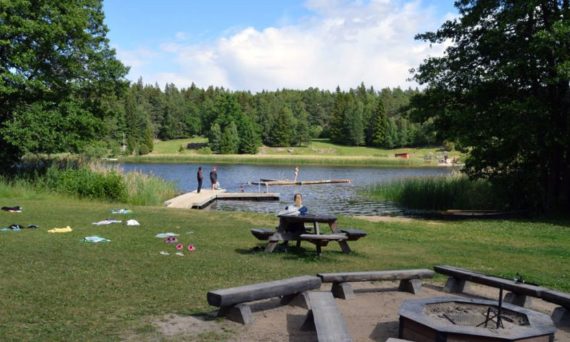 Badkartan - Eda badplats (dekorativ bild)