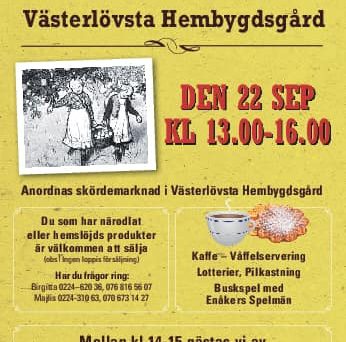 Skördemarknad (dekorativ bild)