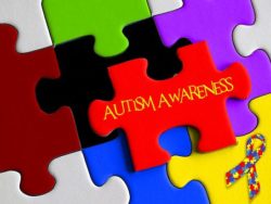 Små barn med autism (dekorativ bild)