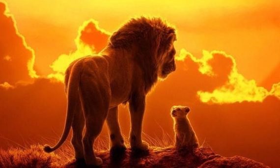 Lejonkungen (dekorativ bild)