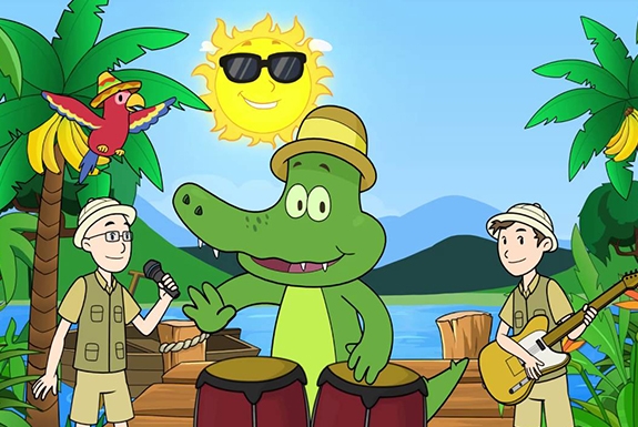 Arne Alligator (dekorativ bild)