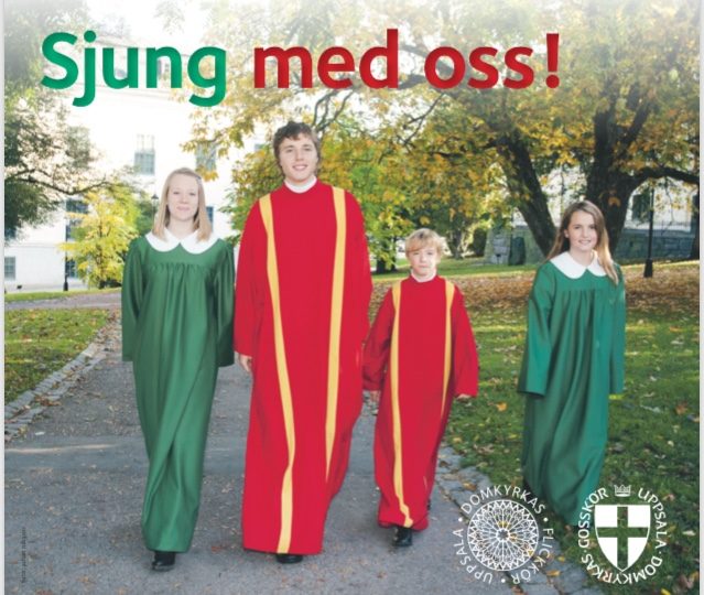 Drop-in uppsjungning till Uppsala domkyrkas goss- och flickkör (Dekorativ bild))