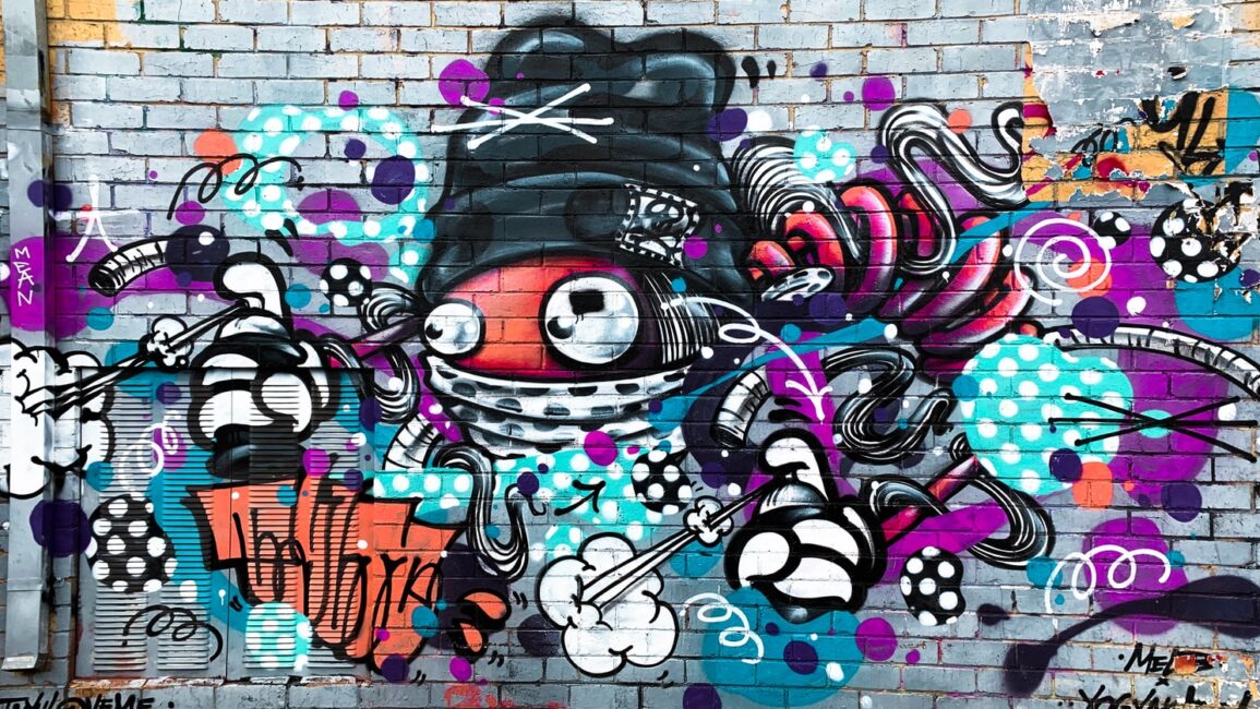 Workshop i graffiti (dekorativ bild)
