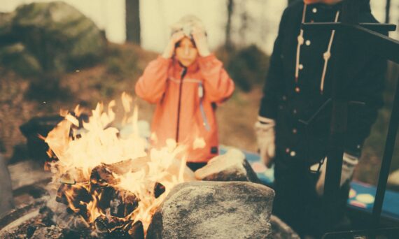 höstlovsmys brasa (dekorativ bild)